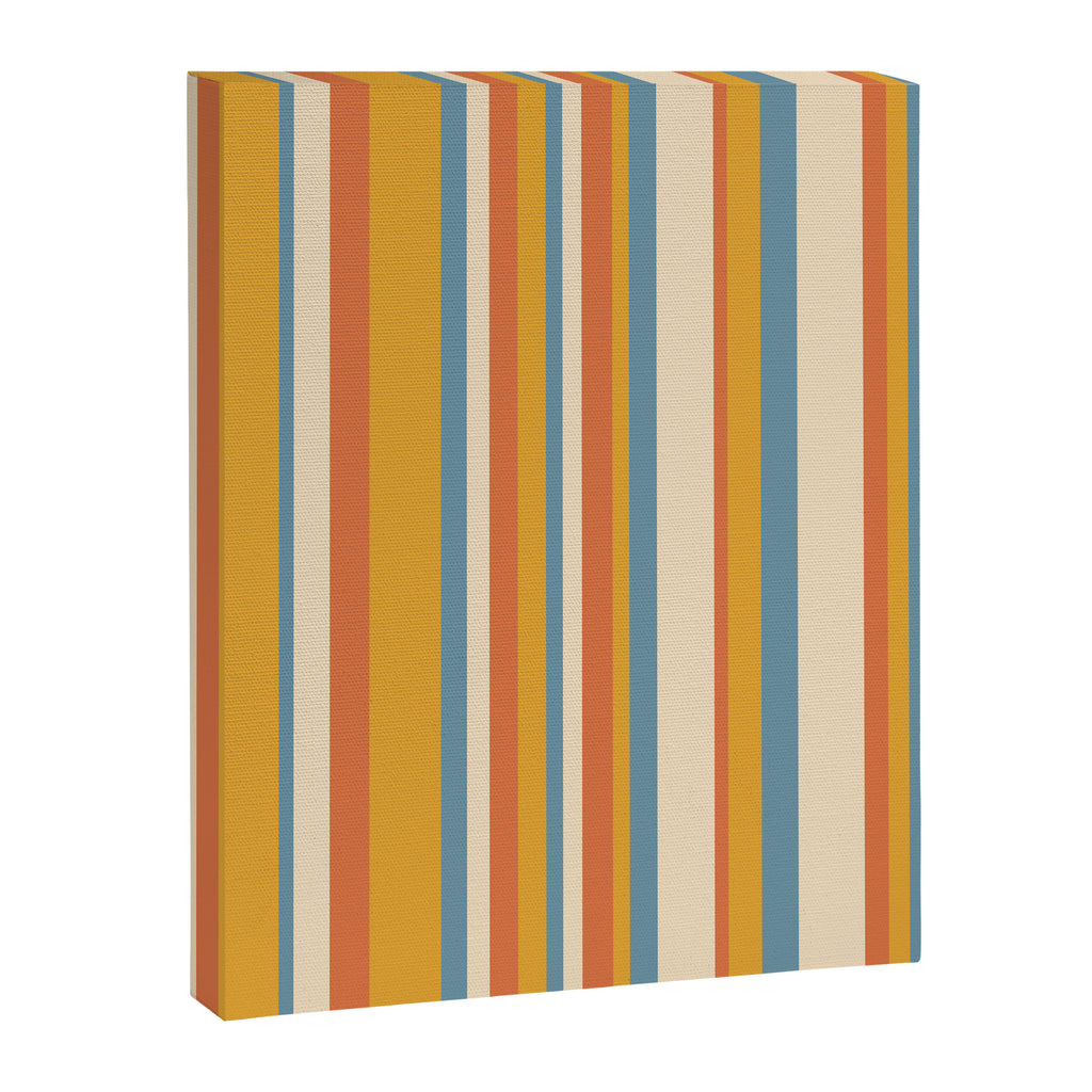 Classic Stripes XX - Retro Summer Canvas Print Gallery Image 6