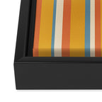Classic Stripes XX - Retro Summer Framed Canvas Print Gallery Image 3