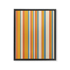 Classic Stripes XX - Retro Summer Framed Canvas Print Gallery Image 6