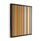 Classic Stripes XX - Retro Summer Framed Canvas Print Gallery Image 2