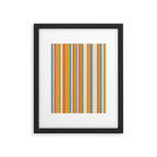 Classic Stripes XX - Retro Summer Framed Art Print Gallery Image 5