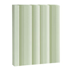 Classic Stripes XXI - Pastel Natural Green Canvas Print Gallery Image 6