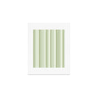 Classic Stripes XXI - Pastel Natural Green Art Print Gallery Image 1