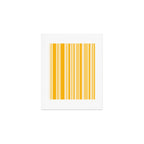 Classic Stripes XXII - Golden Sunshine Yellow Art Print Gallery Image 1