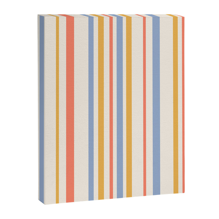 Classic Stripes XXIII - Retro Summer Canvas Print Gallery Image 1