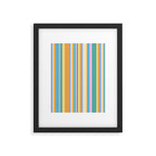 Classic Stripes XXIV - 90s Summer Framed Art Print Gallery Image 5