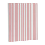 Classic Stripes XXIX - Blush Pink Canvas Print Gallery Image 6