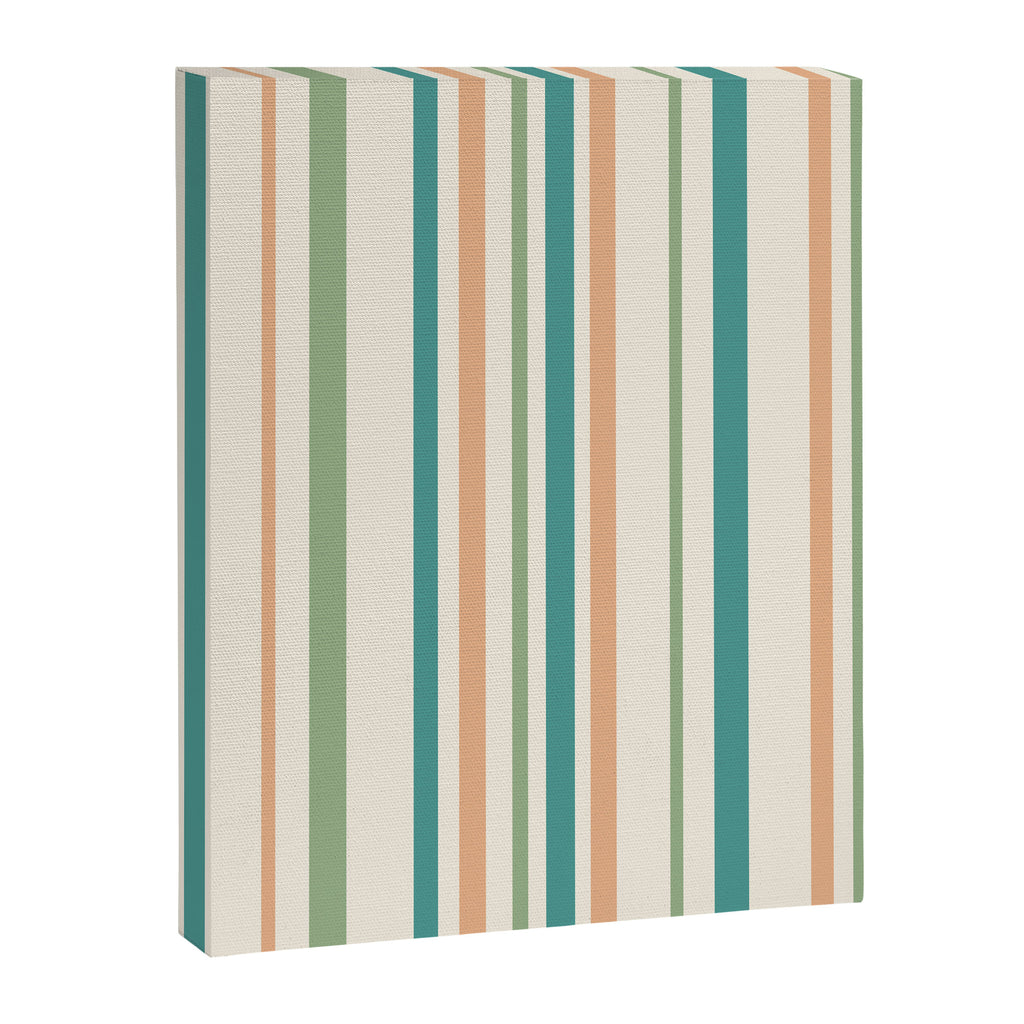 Classic Stripes XXVI - Natural Boho Canvas Print Gallery Image 6