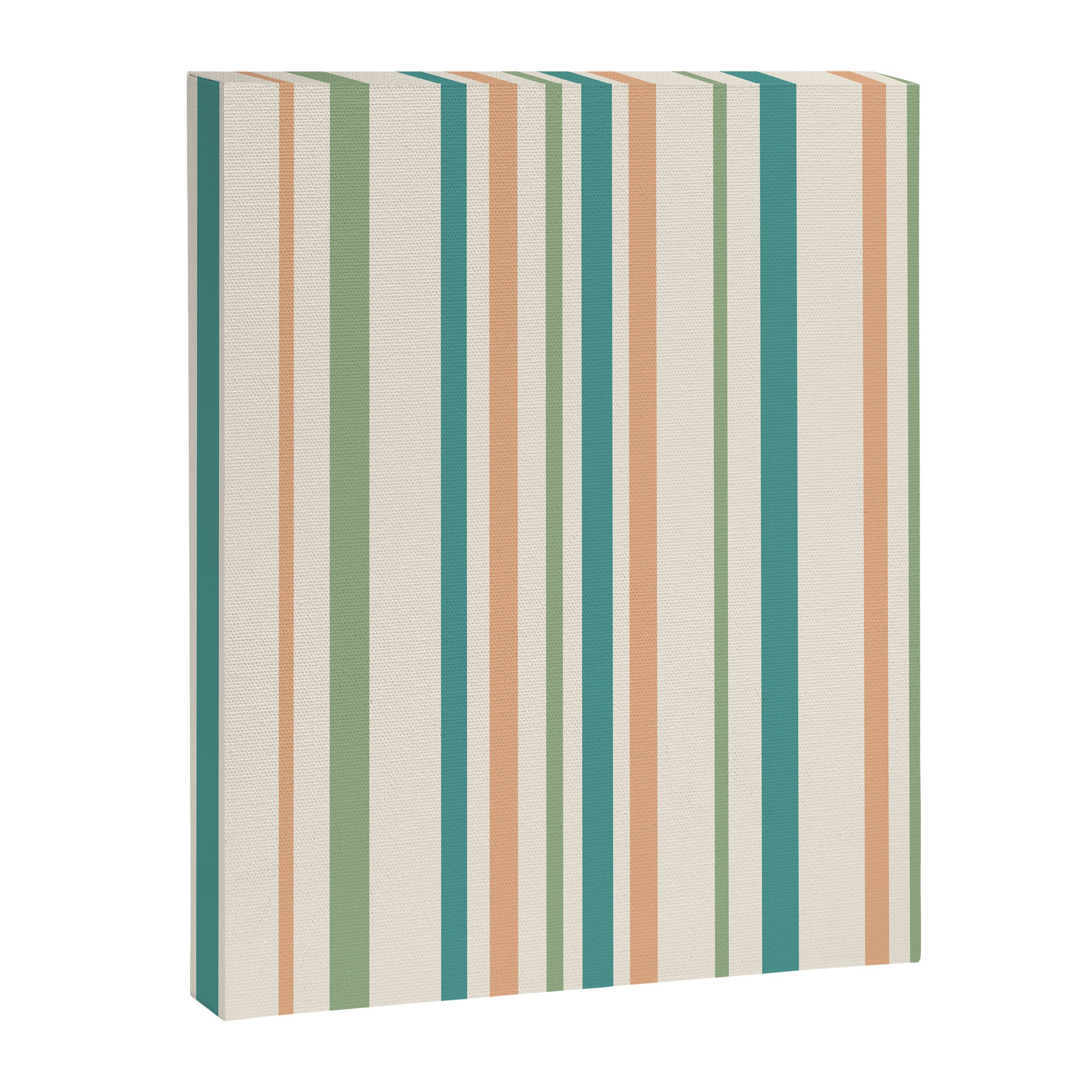 Classic Stripes XXVI - Natural Boho Canvas Print Gallery Image 6