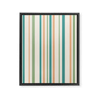 Classic Stripes XXVI - Natural Boho Framed Canvas Print Gallery Image 6