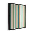 Classic Stripes XXVI - Natural Boho Framed Canvas Print Gallery Image 2