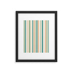 Classic Stripes XXVI - Natural Boho Framed Art Print Gallery Image 5