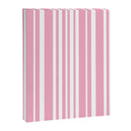 Classic Stripes XXXI - Pastel Pink  Canvas Print Gallery Image 6