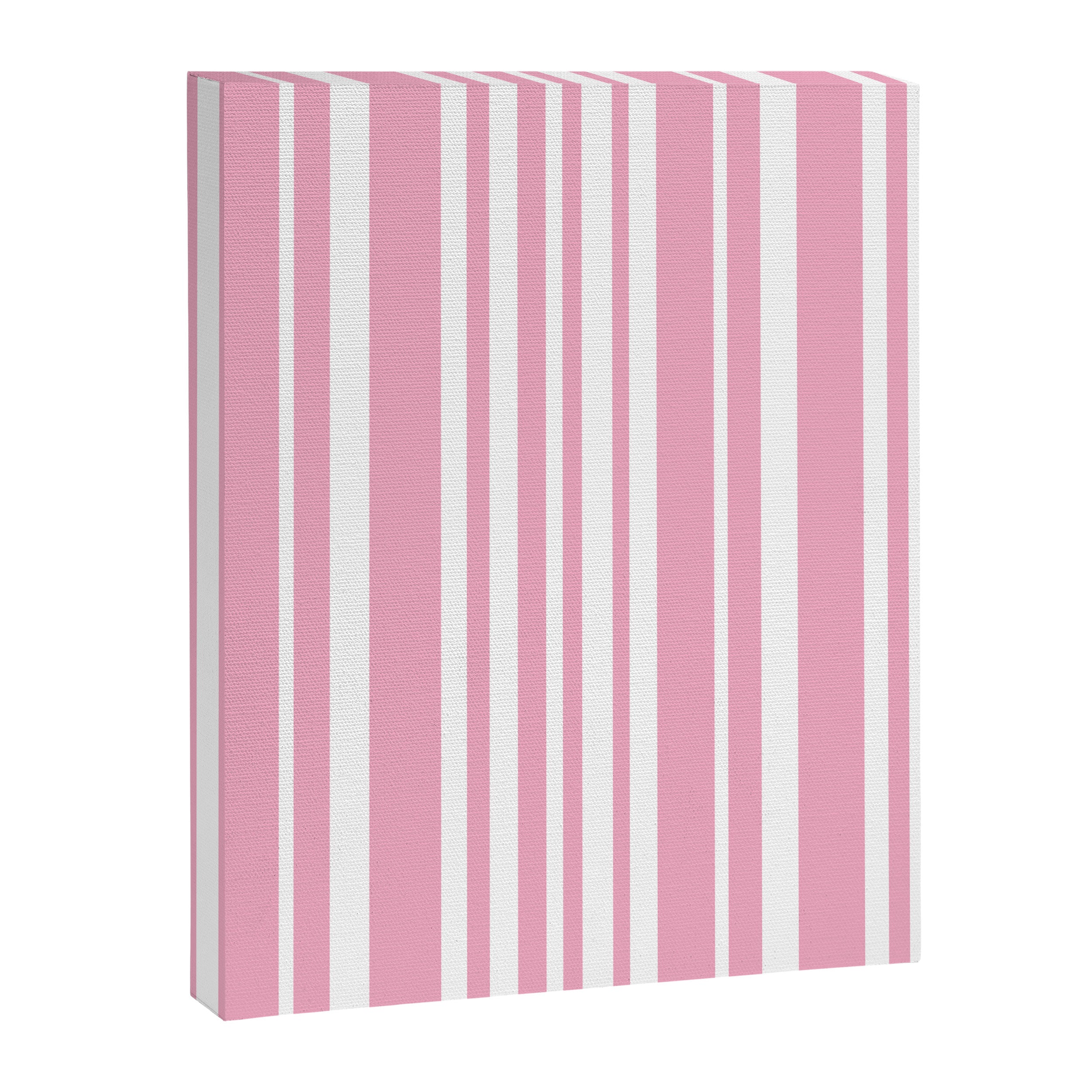 Classic Stripes XXXI - Pastel Pink  Canvas Print Gallery Image 6