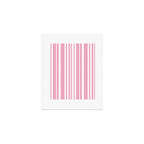 Classic Stripes XXXI - Pastel Pink  Art Print Gallery Image 1