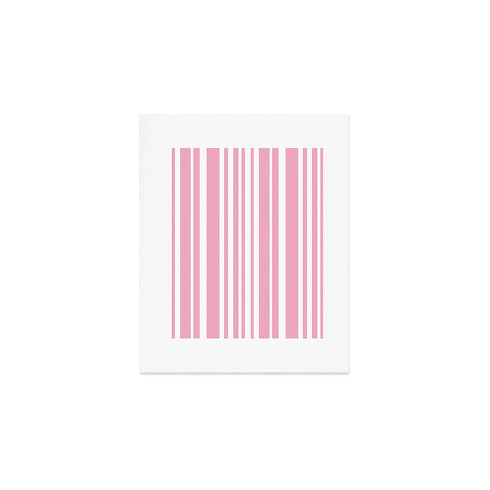Classic Stripes XXXI - Pastel Pink  Art Print Gallery Image 1