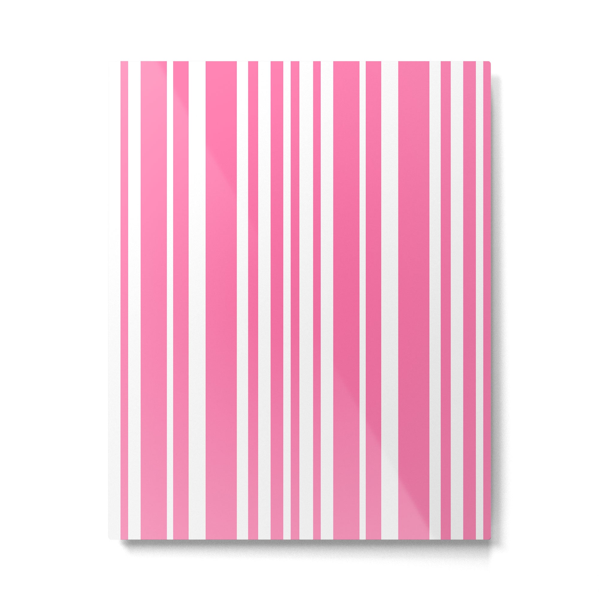 Classic Stripes XXXIII - 90s Barbie Pink Metal Print Gallery Image 4