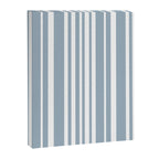 Classic Stripes XXXVI - Natural Blue  Canvas Print Gallery Image 6