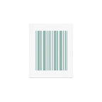 Classic Stripes XXXVII - Sage Green Art Print Gallery Image 1