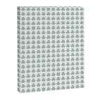 Clovers XXIX Teal Green Botanical Pattern Canvas Print Gallery Image 8