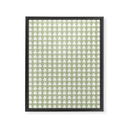Clovers XXVI Natural Green Botanical Pattern Framed Canvas Print Gallery Image 8