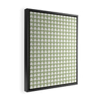 Clovers XXVI Natural Green Botanical Pattern Framed Canvas Print Gallery Image 2