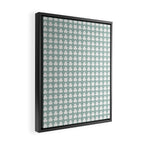 Clovers XXXI Sage Green Botanical Pattern Framed Canvas Print Gallery Image 2