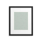 Clovers XXXII Sage Green Botanical Pattern Framed Art Print Gallery Image 6
