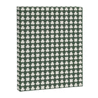 Clovers XXXIX Dark Green Botanical Pattern Canvas Print Gallery Image 8