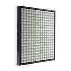 Clovers XXXV Neutral Green Botanical Pattern Framed Canvas Print Gallery Image 2