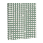 Clovers XXXVII Sage Green Botanical Pattern Canvas Print Gallery Image 8