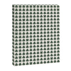 Clovers XXXVIII Dark Green Botanical Pattern Canvas Print Gallery Image 8