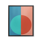 Color Block Abstract II Framed Canvas Print Gallery Image 8