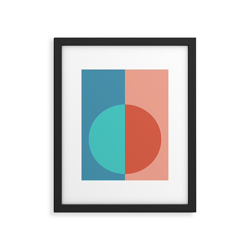 Color Block Abstract II Framed Art Print Gallery Image 6