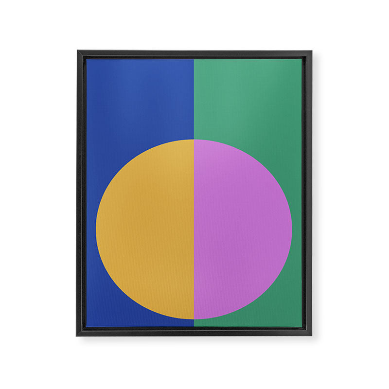 Color Block Abstract III Framed Canvas Print Gallery Image 8