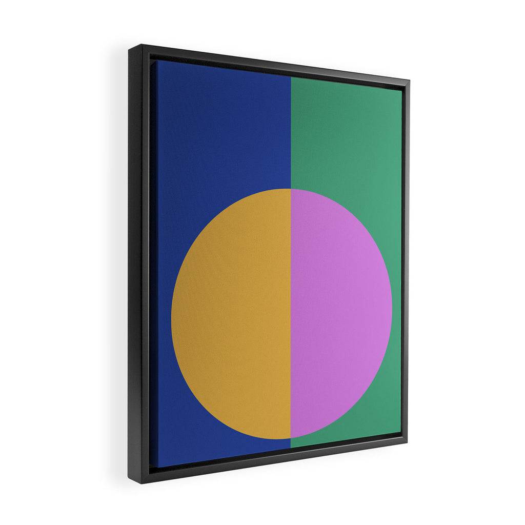Color Block Abstract III Framed Canvas Print Gallery Image 2