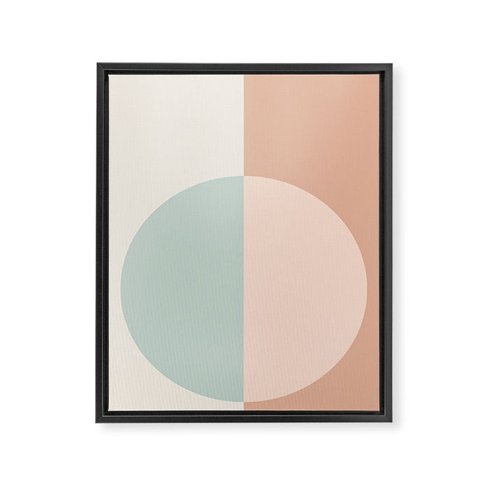 Color Block Abstract VI Framed Canvas Print Gallery Image 1