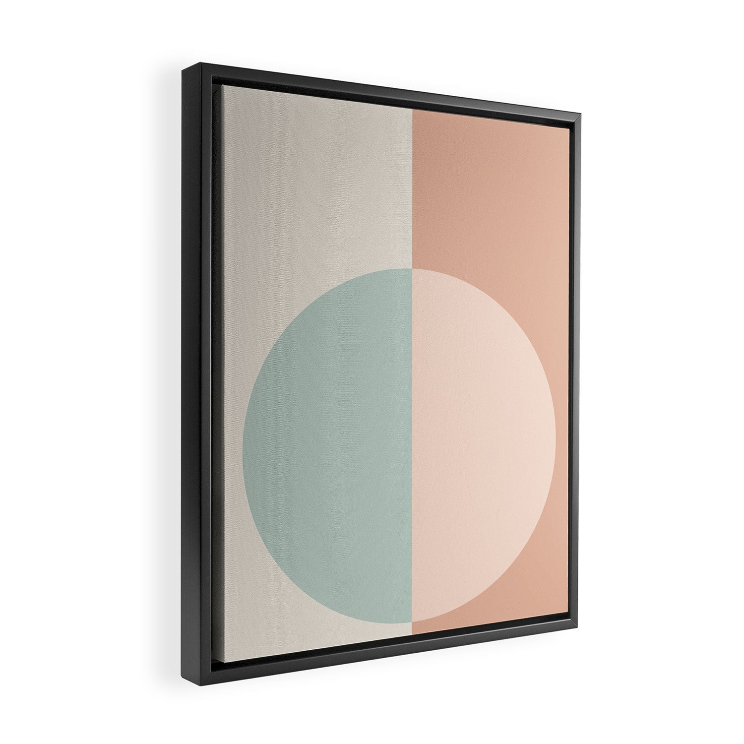 Color Block Abstract VI Framed Canvas Print Gallery Image 2