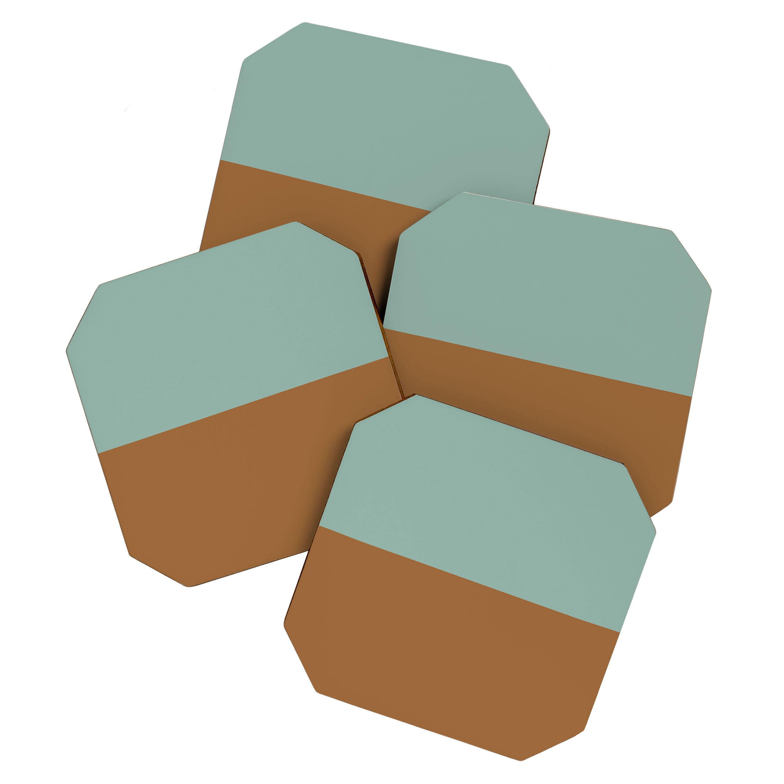 Color Block Abstract X Coaster Gallery Image 1