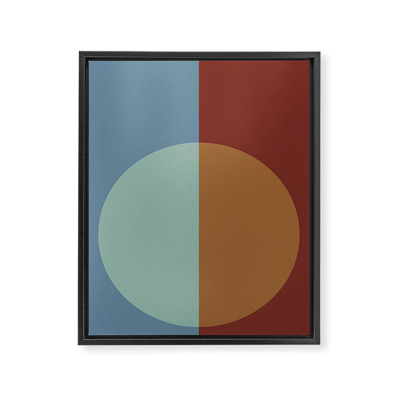 Color Block Abstract X Framed Canvas Print Gallery Image 8