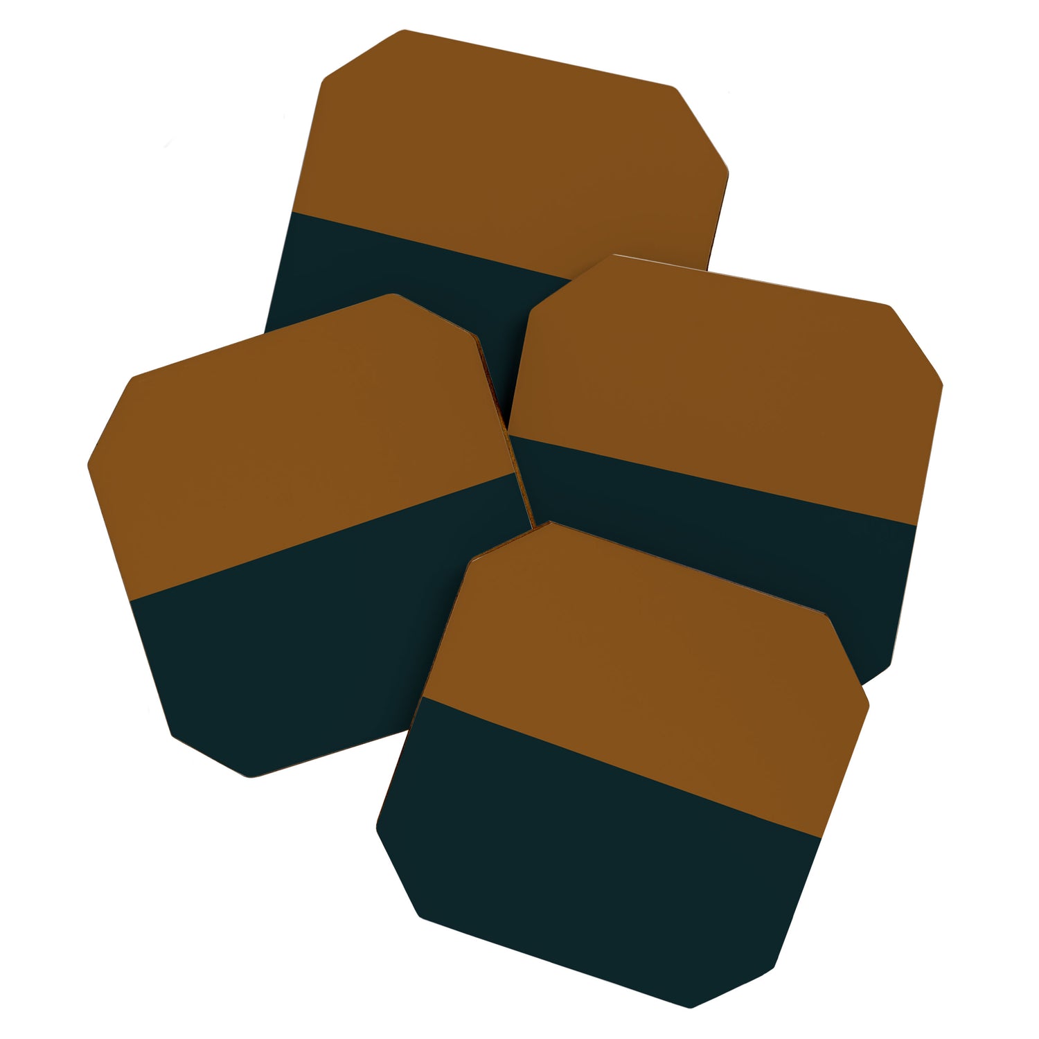 Color Block Abstract XI Coaster Gallery Image 1
