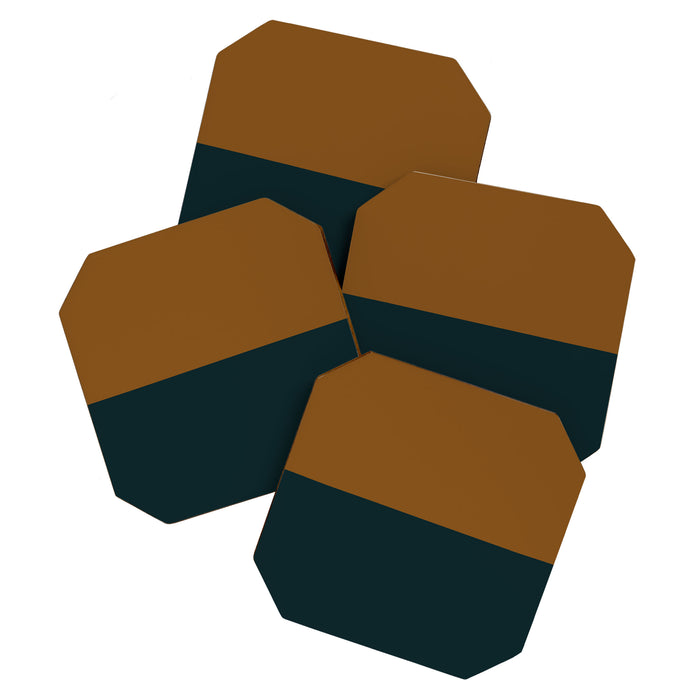 Color Block Abstract XI Coaster Gallery Image 1