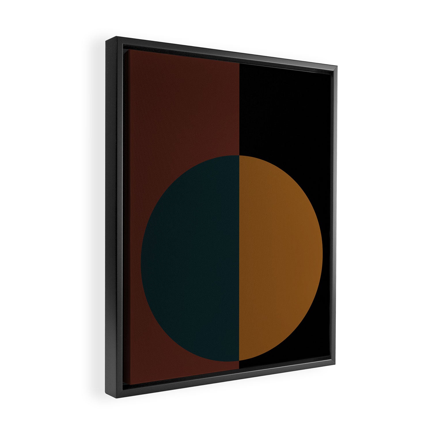 Color Block Abstract XI Framed Canvas Print Gallery Image 2