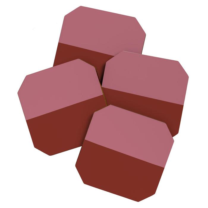 Color Block Abstract XII Coaster Gallery Image 1