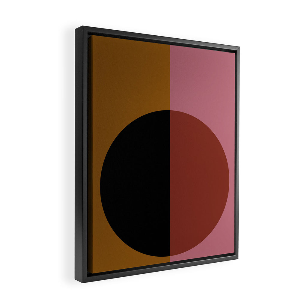 Color Block Abstract XII Framed Canvas Print Gallery Image 2