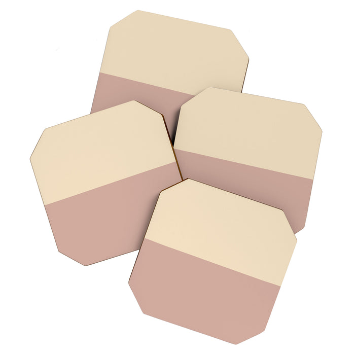 Color Block Abstract XIX Coaster Gallery Image 1