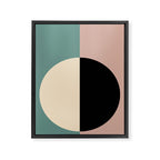 Color Block Abstract XIX Framed Canvas Print Gallery Image 8