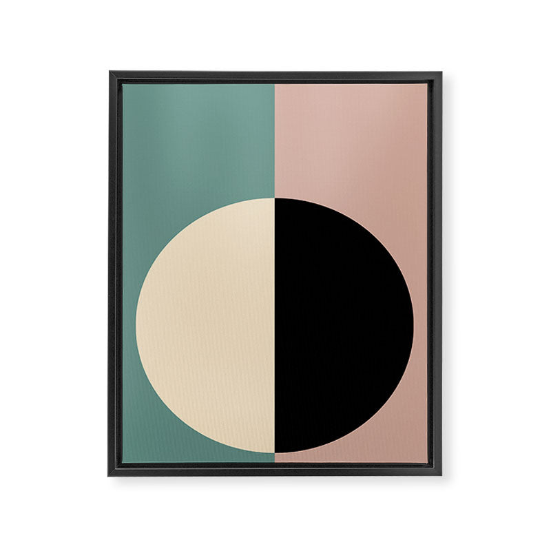 Color Block Abstract XIX Framed Canvas Print Gallery Image 8