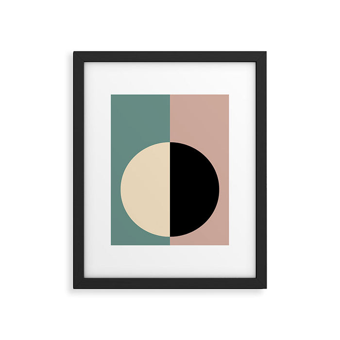 Color Block Abstract XIX Framed Art Print Gallery Image 1