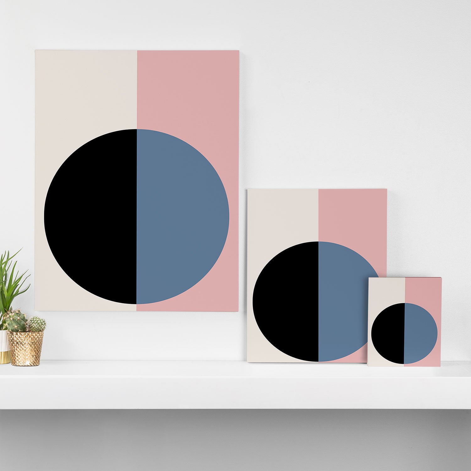 Color Block Abstract XVI Canvas Print Gallery Image 3